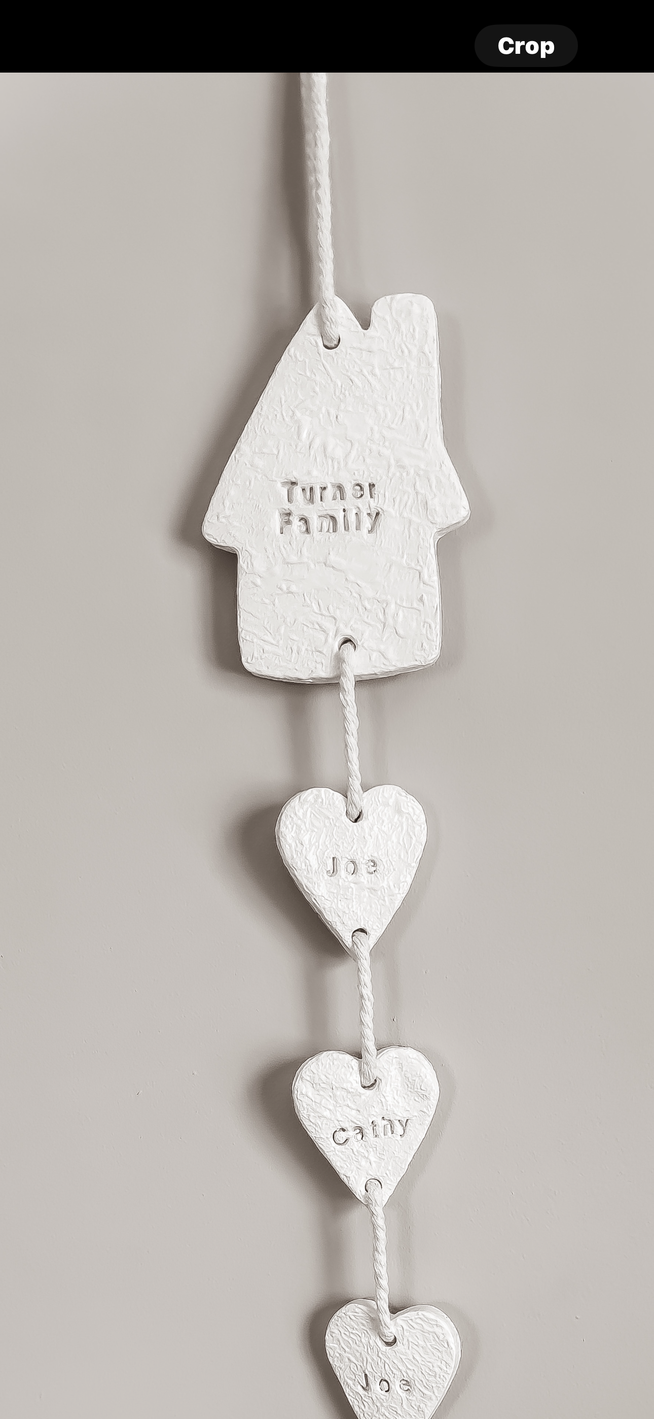 ‘Our Family Chain’ - Clay Ornament