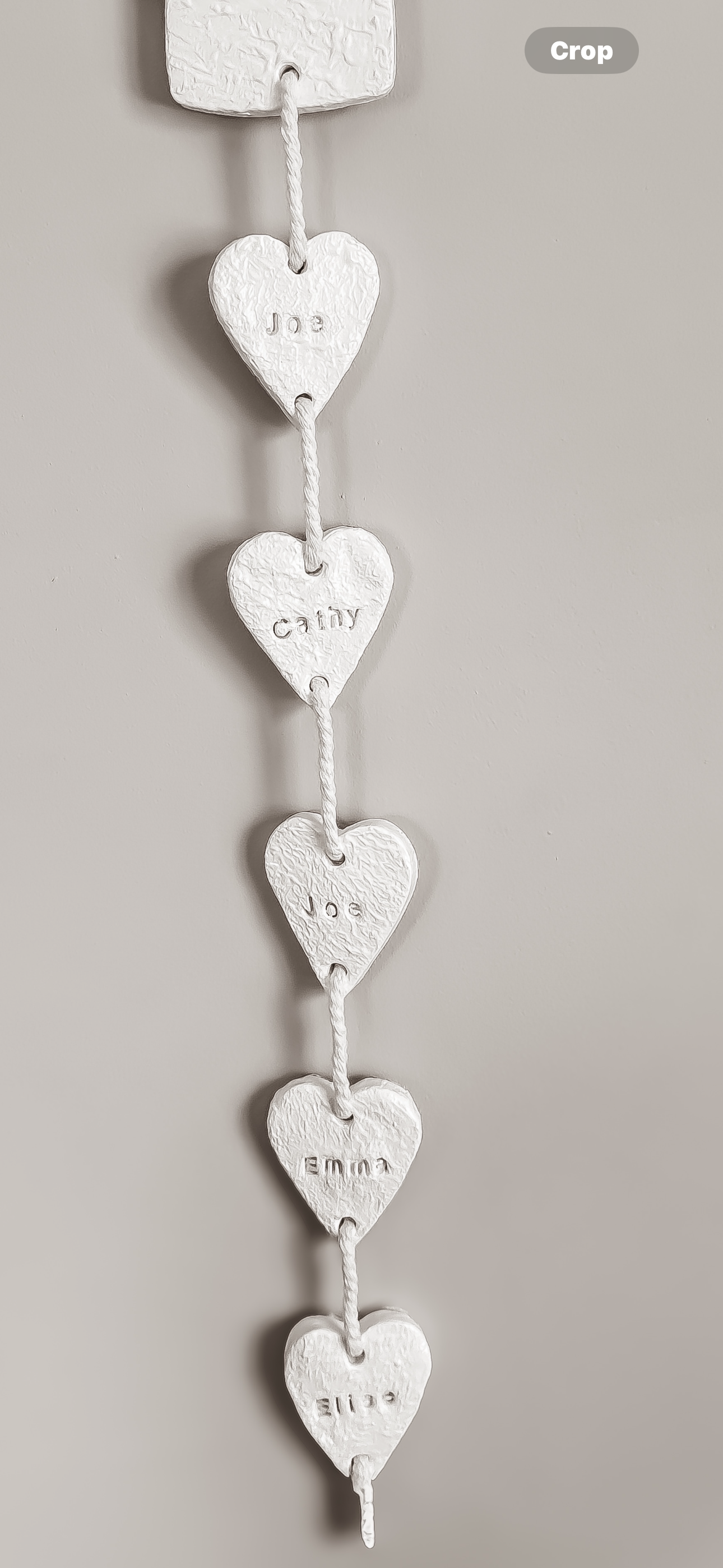 ‘Our Family Chain’ - Clay Ornament