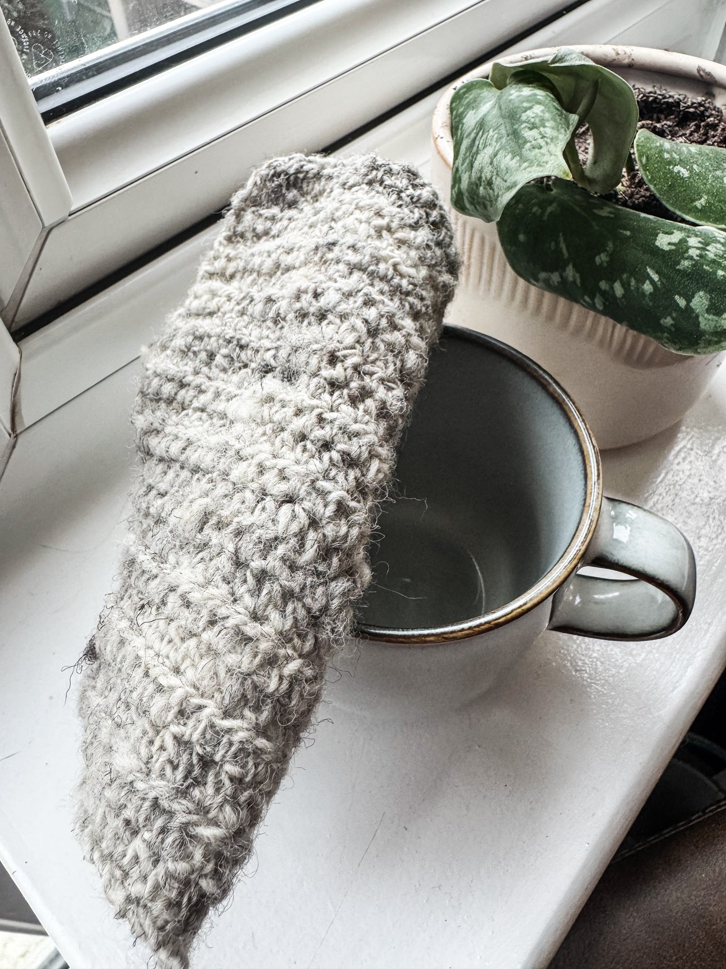 Handspun Farm Wool Kitchen Cloth