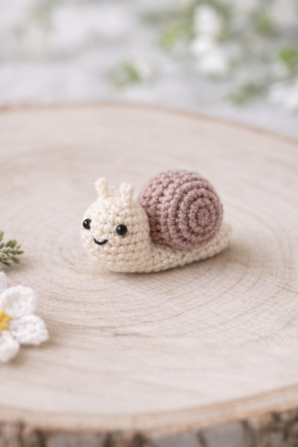 Handmade Crochet Spring Foraging Basket Set