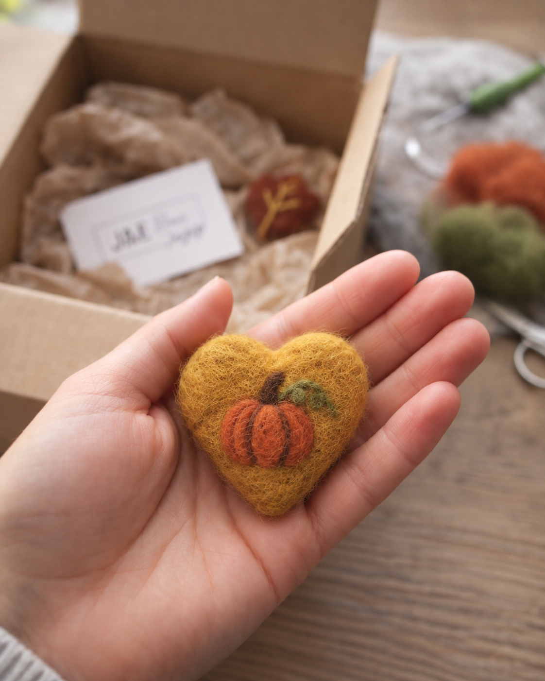 Little Autumn Acorn Pocket Hug