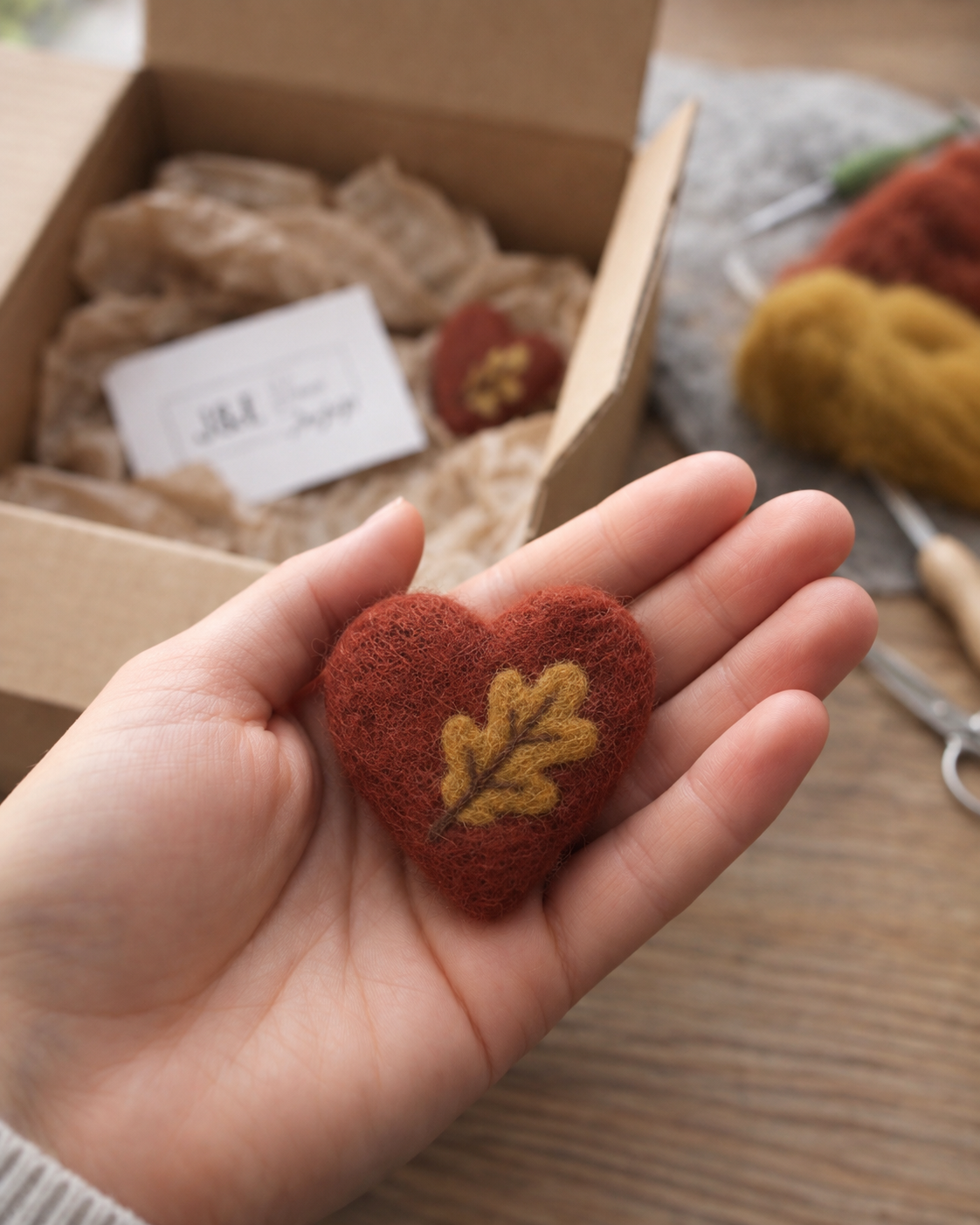 Little Autumn Acorn Pocket Hug