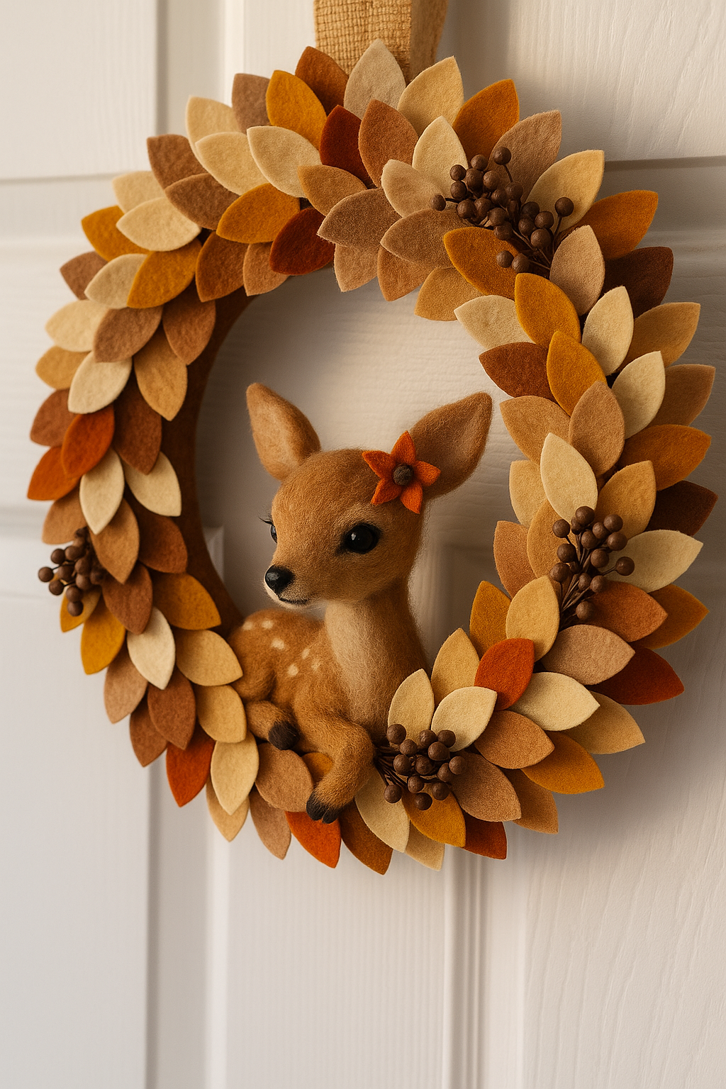 Autumn Fawn Wreath