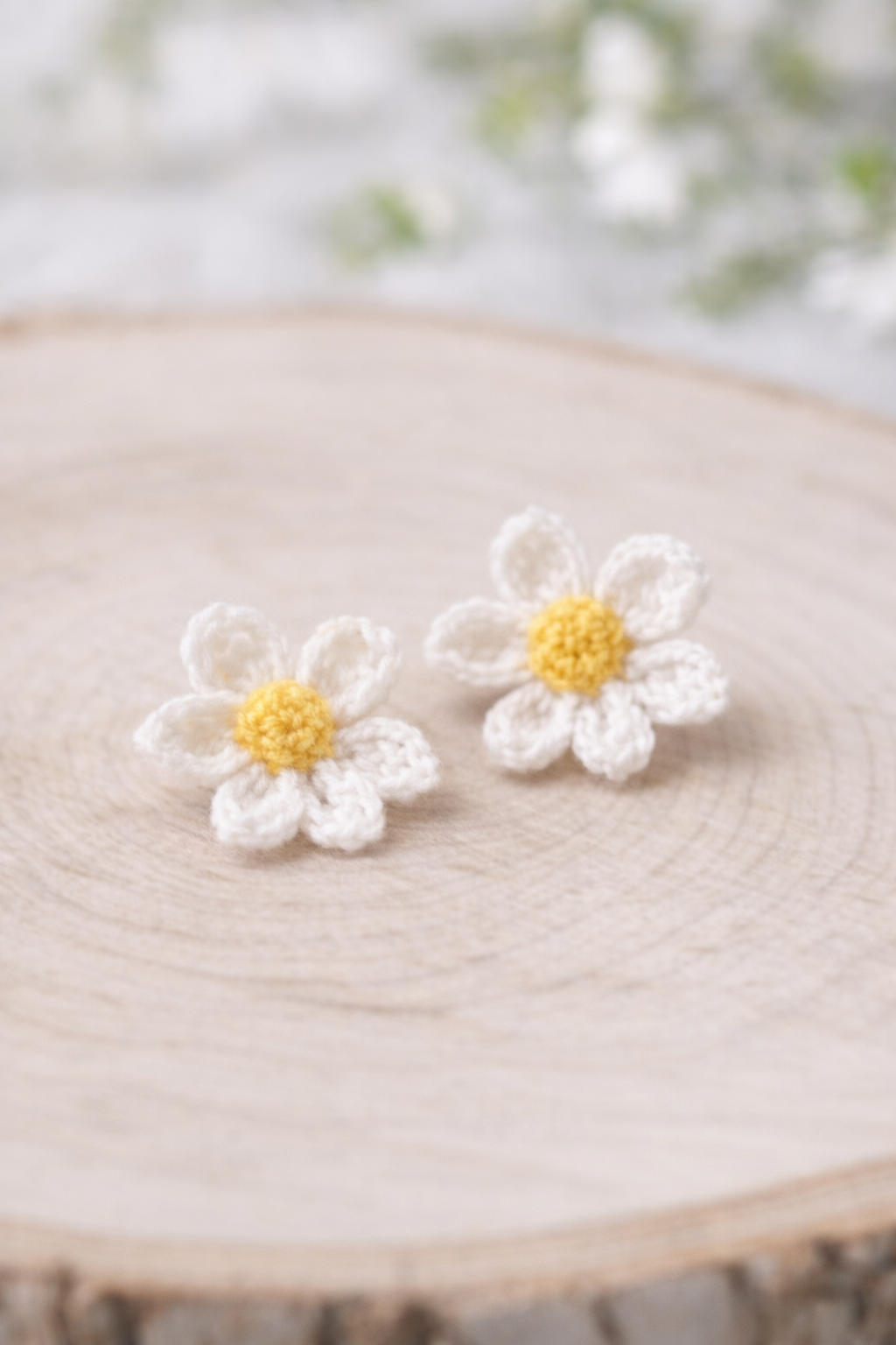 Handmade Crochet Spring Foraging Basket Set