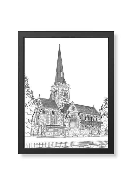 Limited Edition Wentworth Church Digital Print
