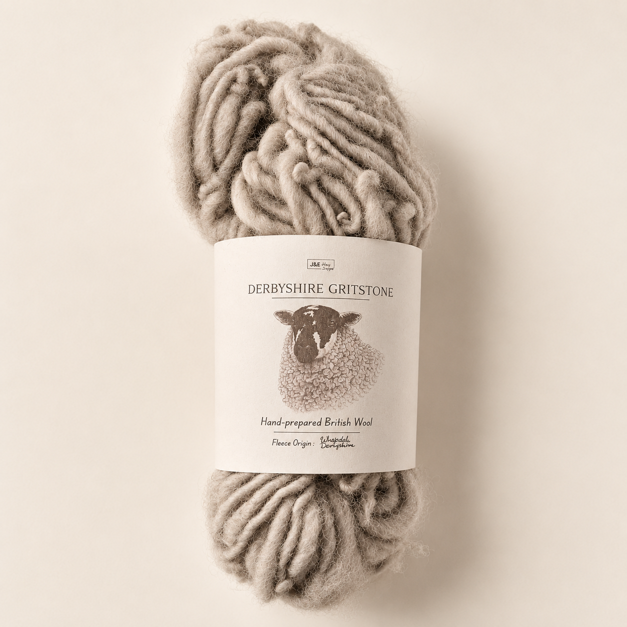Derbyshire Gritstone Handspun British Wool – 100g - Chunky