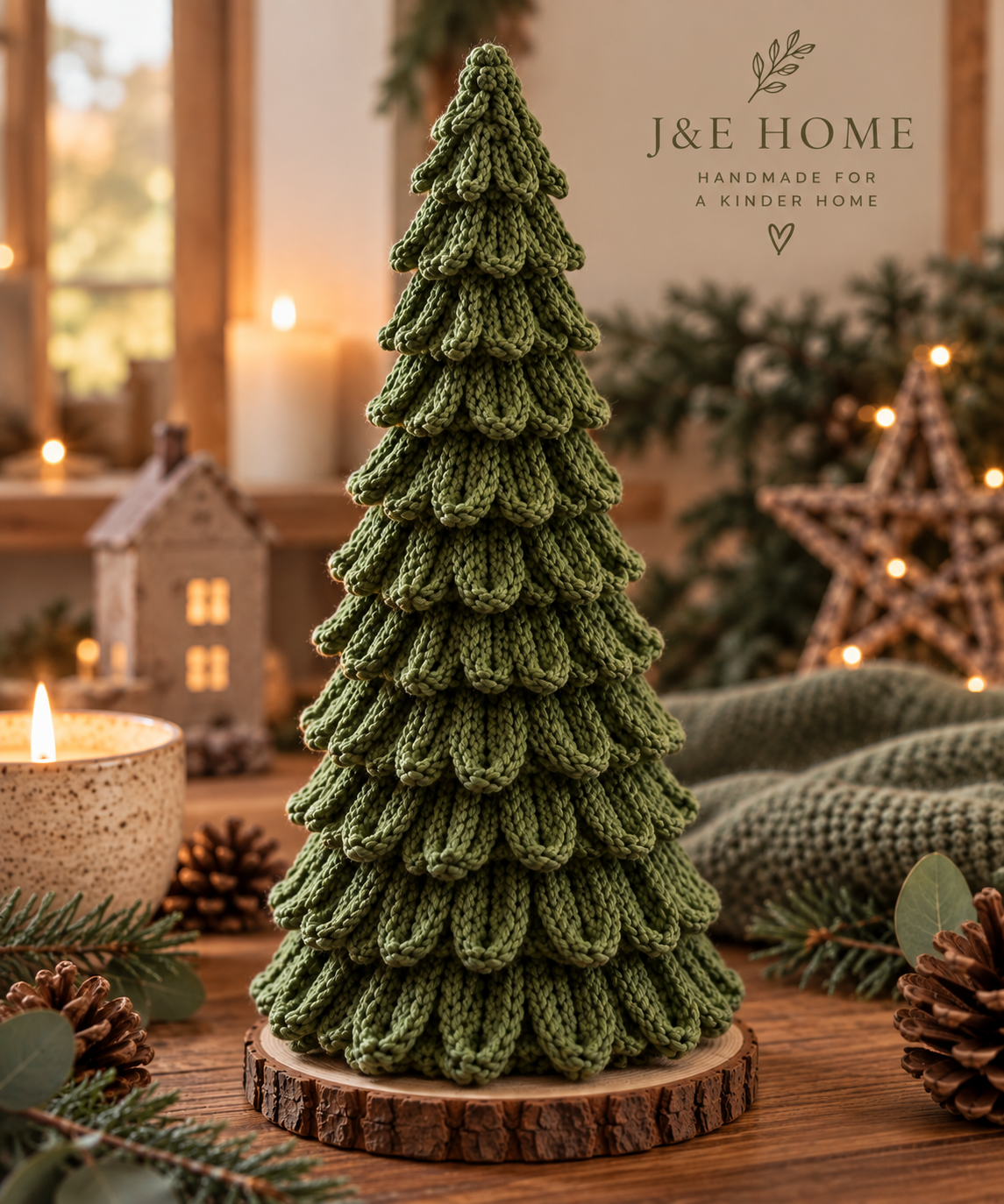Handmade Crocheted Christmas Trees 🌲